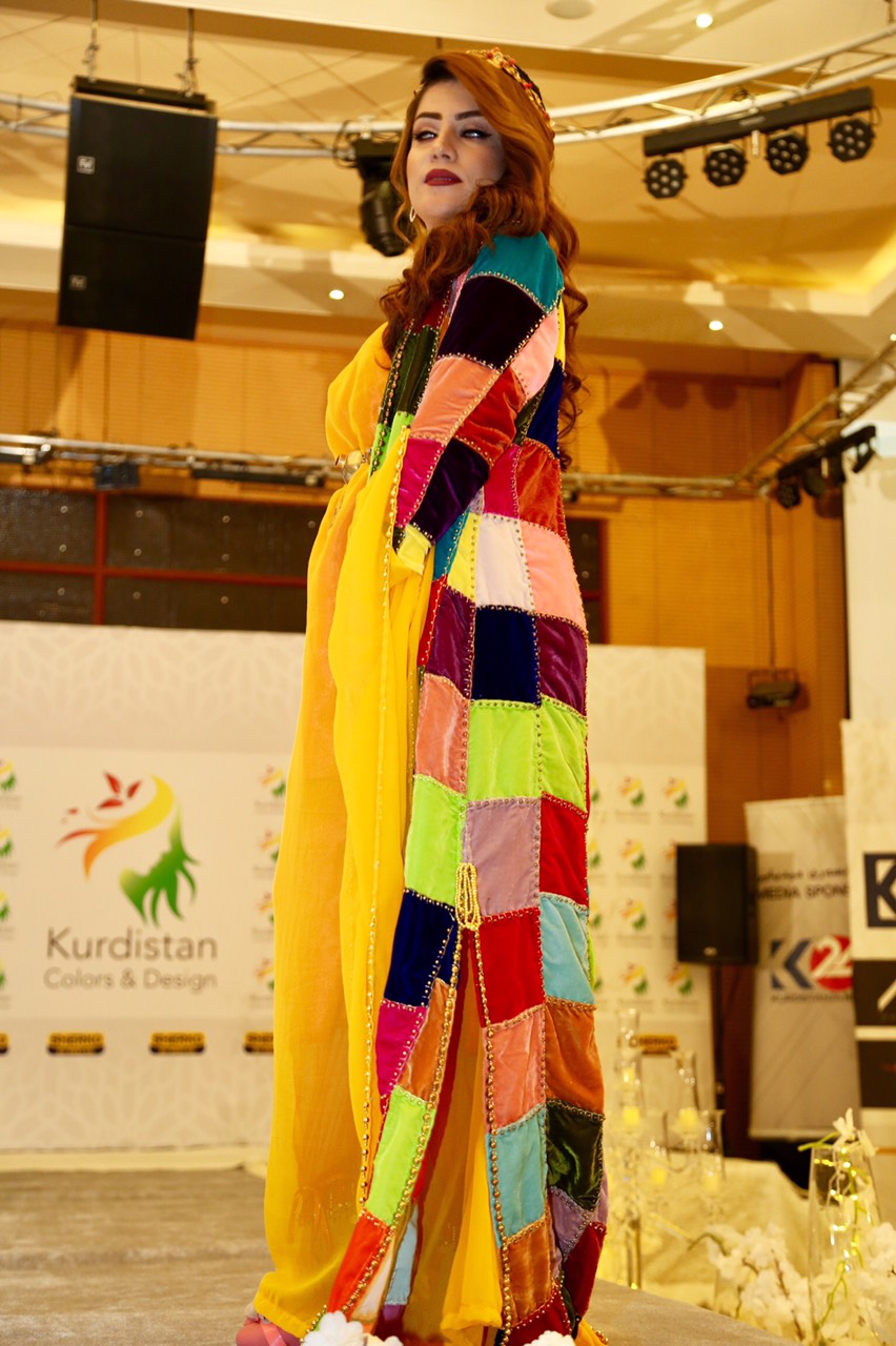 A Kurdish fashion design contest in the Kurdistan Region's Sulaimani, Feb. 1, 2019. (Photo: Kurdistan 24/Ibrahim Fatah)